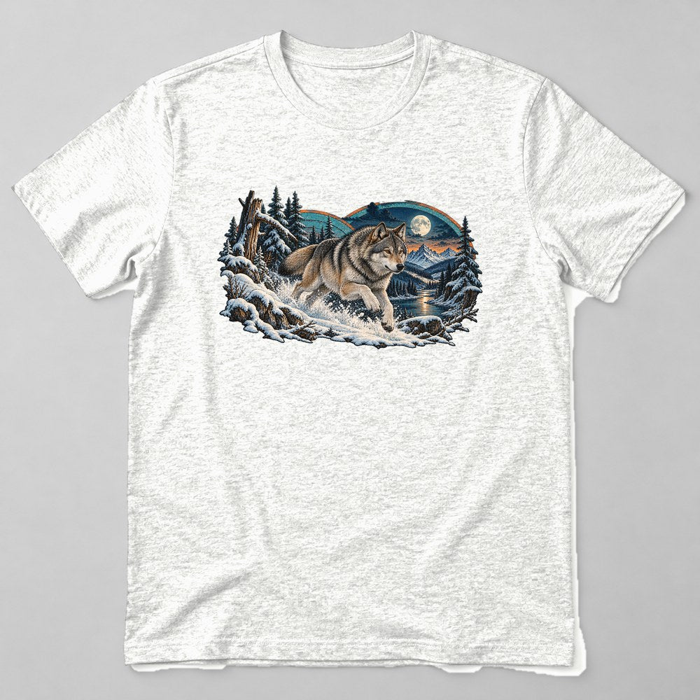 Dog Paw Print Wild T-Shirt in White