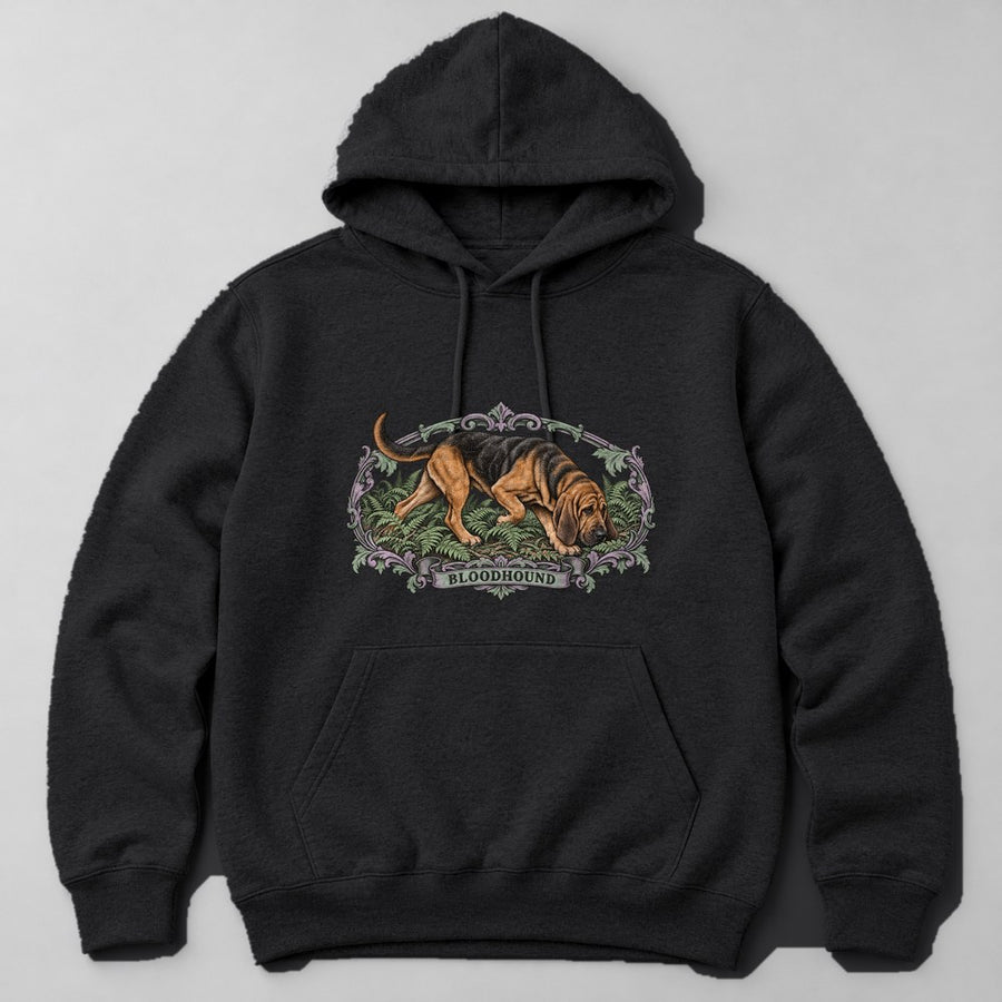Bloodhound Hoodie in Black