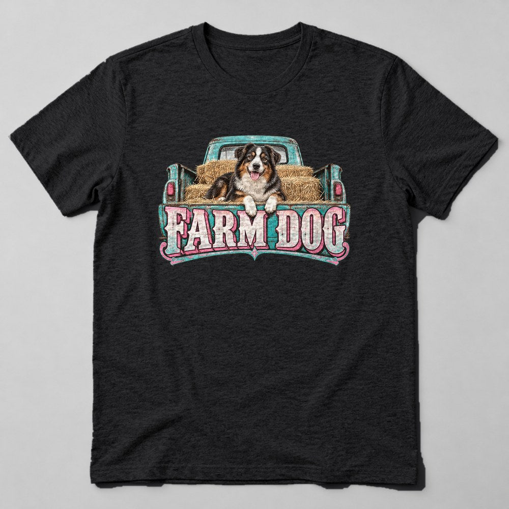 Farm Dog T-Shirt in Black