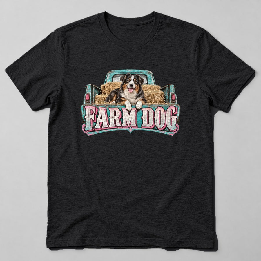 Farm Dog T-Shirt in Black