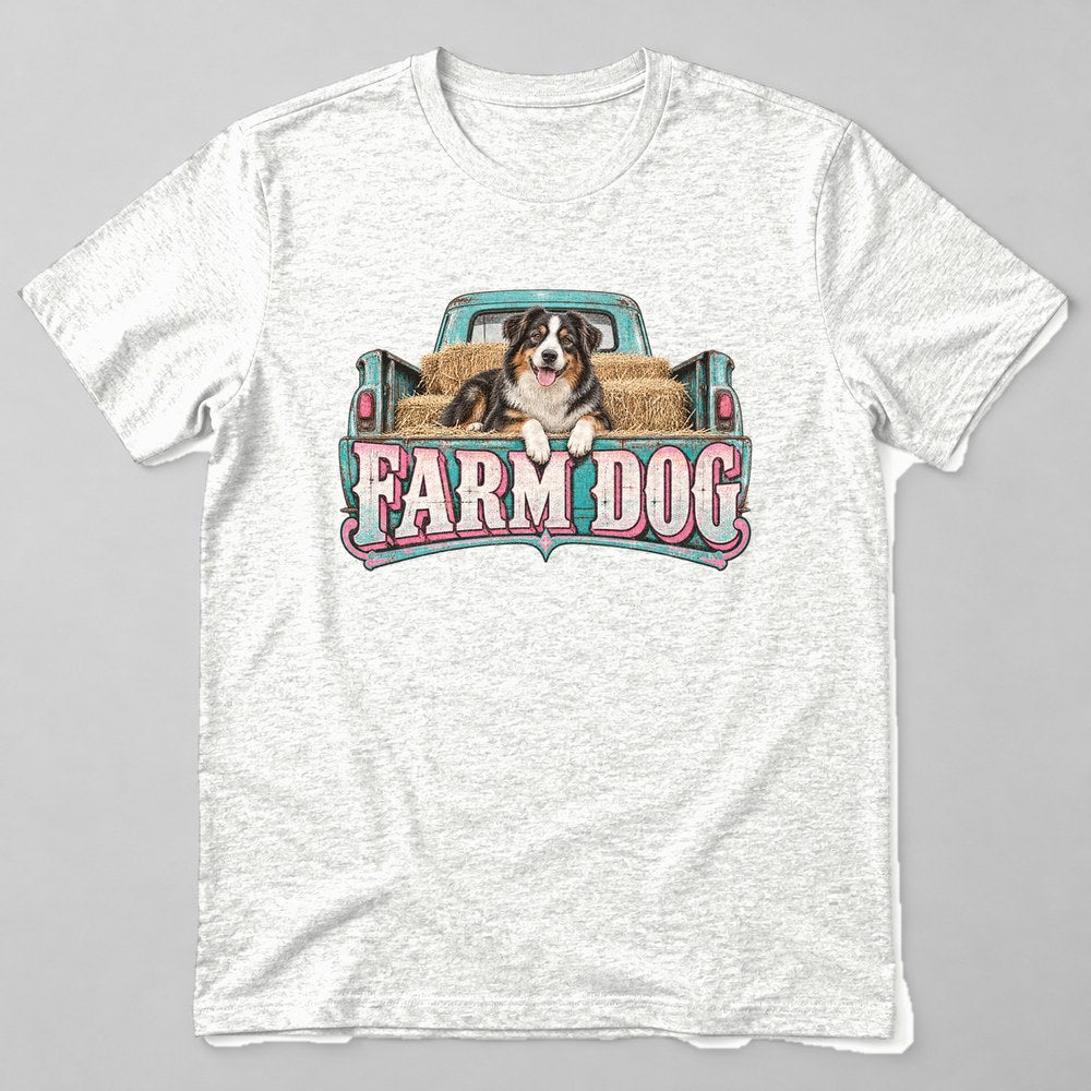 Farm Dog T-Shirt in White