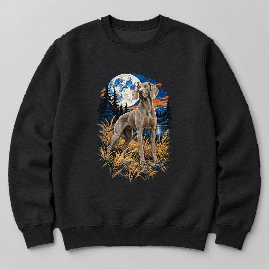 Weimaraner Sweatshirt in Black