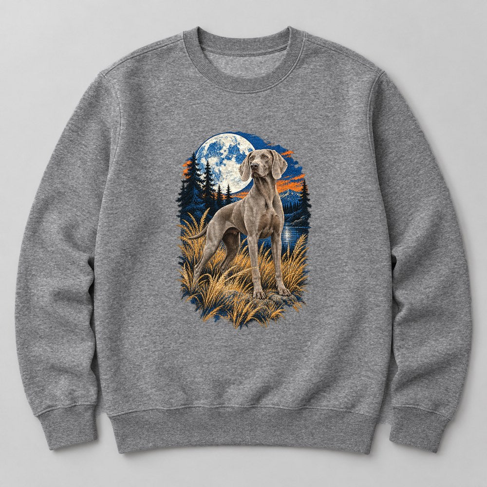 Weimaraner Sweatshirt in Heather Grey