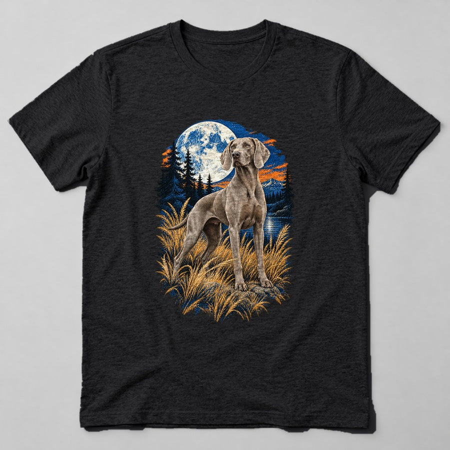 Weimaraner T-Shirt in Black