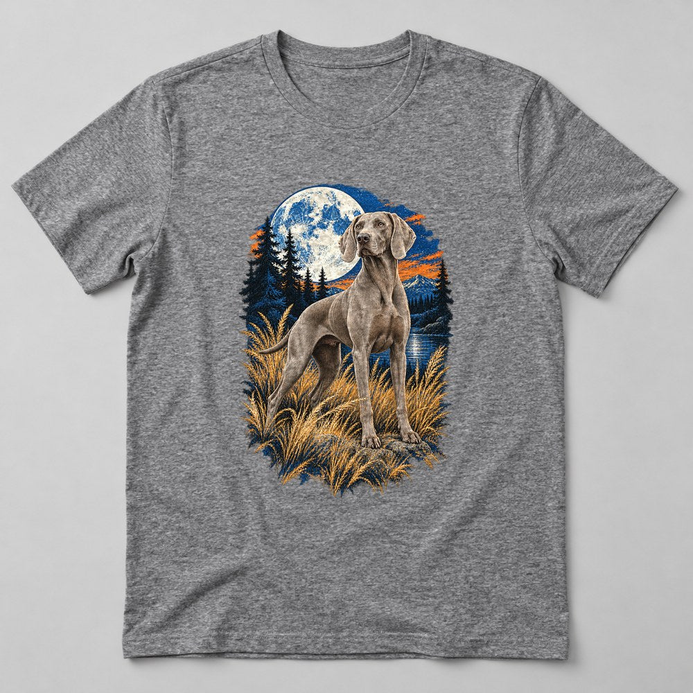 Weimaraner T-Shirt in Heather Grey