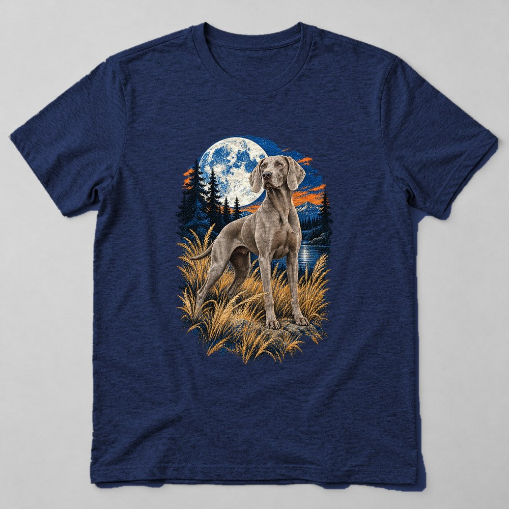Weimaraner T-Shirt in Navy