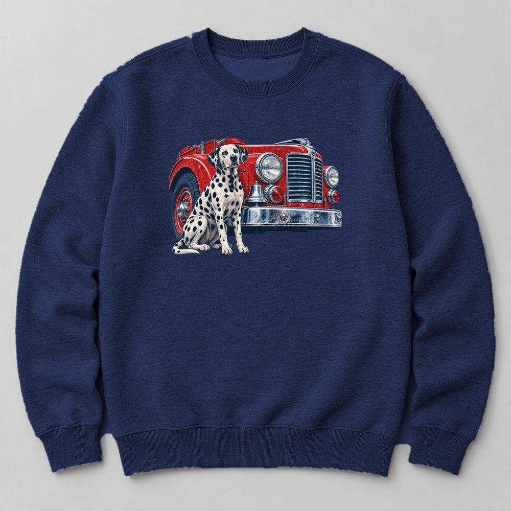 Dalmatian Firehouse Sweatshirt in Navy