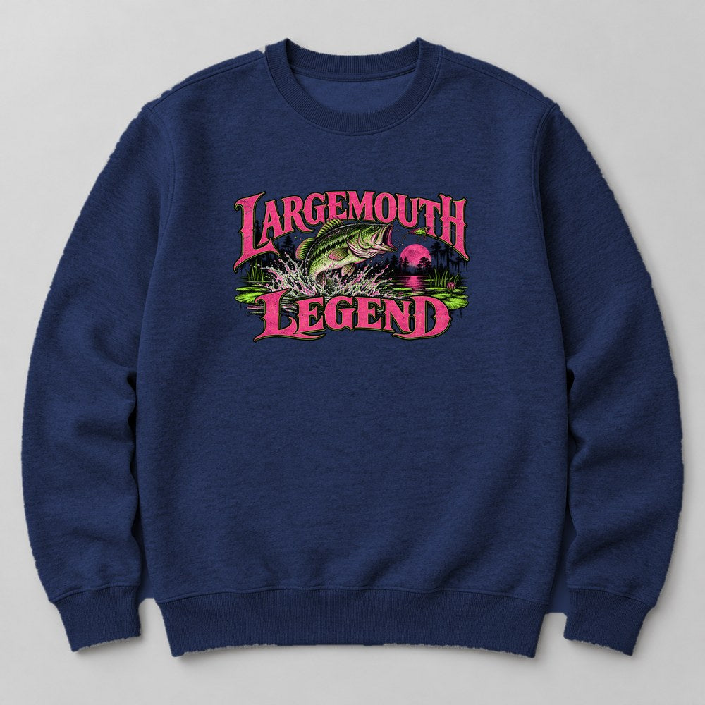 Largemouth Legend Sweatshirt in Navy