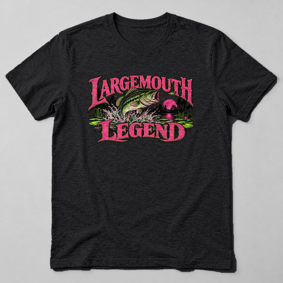 Largemouth Legend T-Shirt in Black