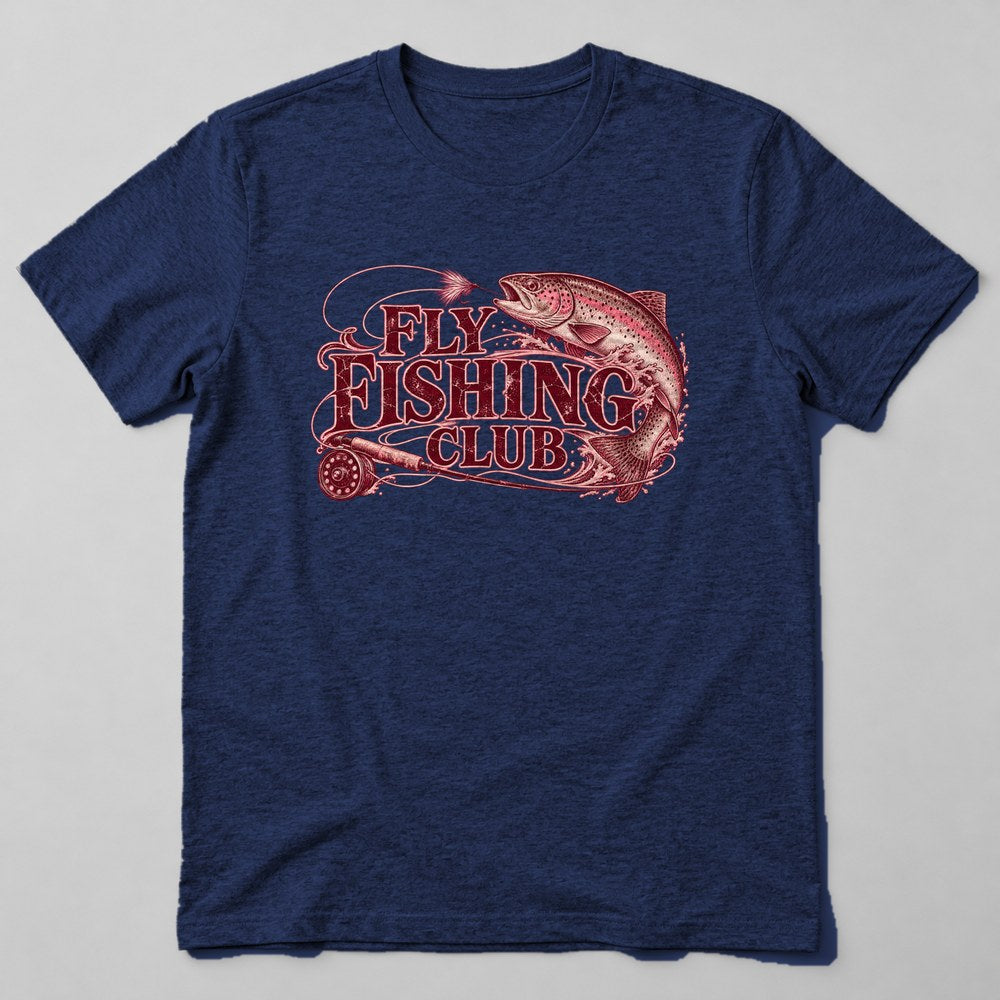 Fly Fishing Club T-Shirt in Navy
