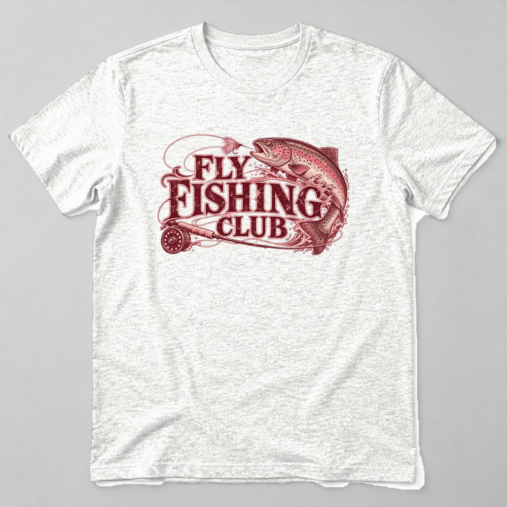 Fly Fishing Club T-Shirt in White