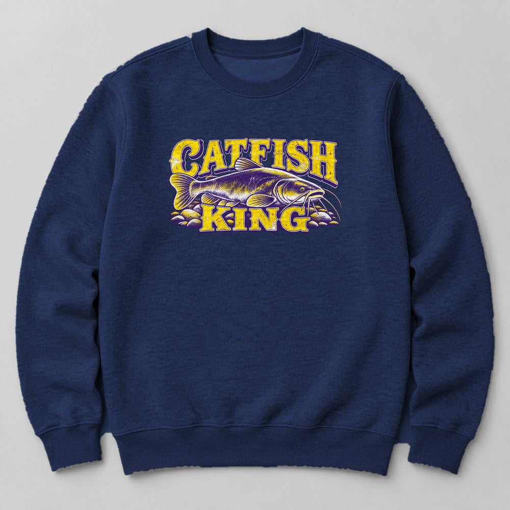 Catfish King Sweatshirt in Navy