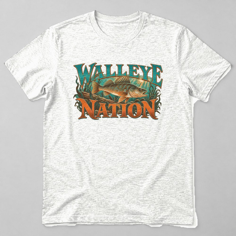 Walleye Nation T-Shirt in White
