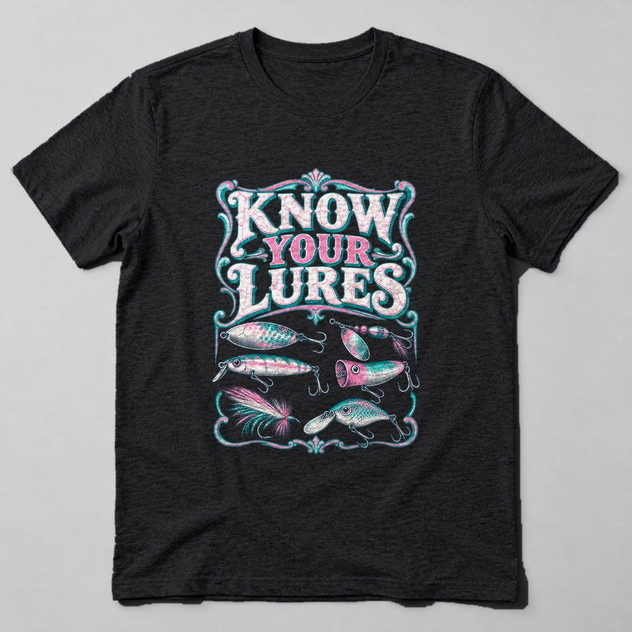 Know Your Lures T-Shirt in Black