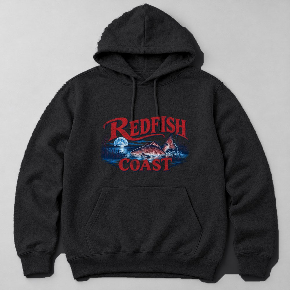 Redfish Coast Hoodie in Black