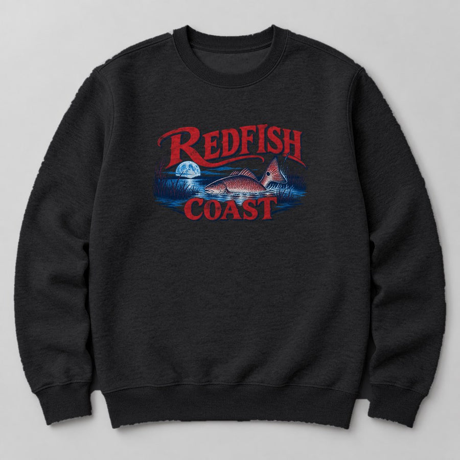 Redfish Coast Sweatshirt in Black