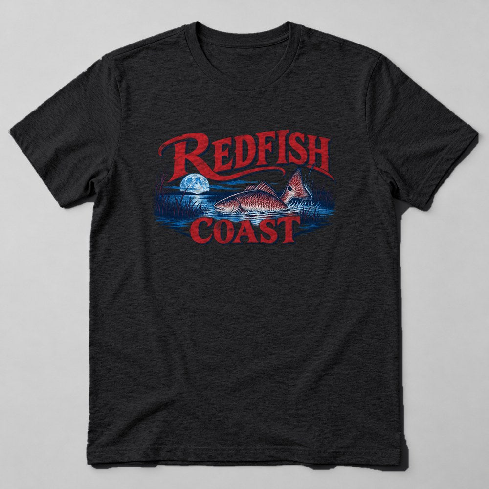 Redfish Coast T-Shirt in Black