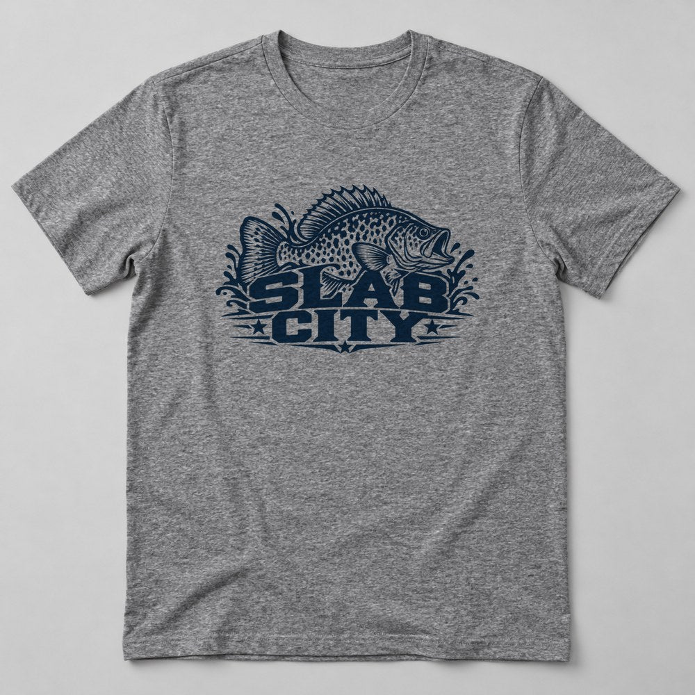 Slab City T-Shirt in Heather Grey