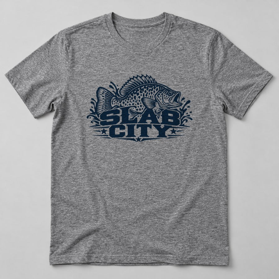 Slab City T-Shirt in Heather Grey