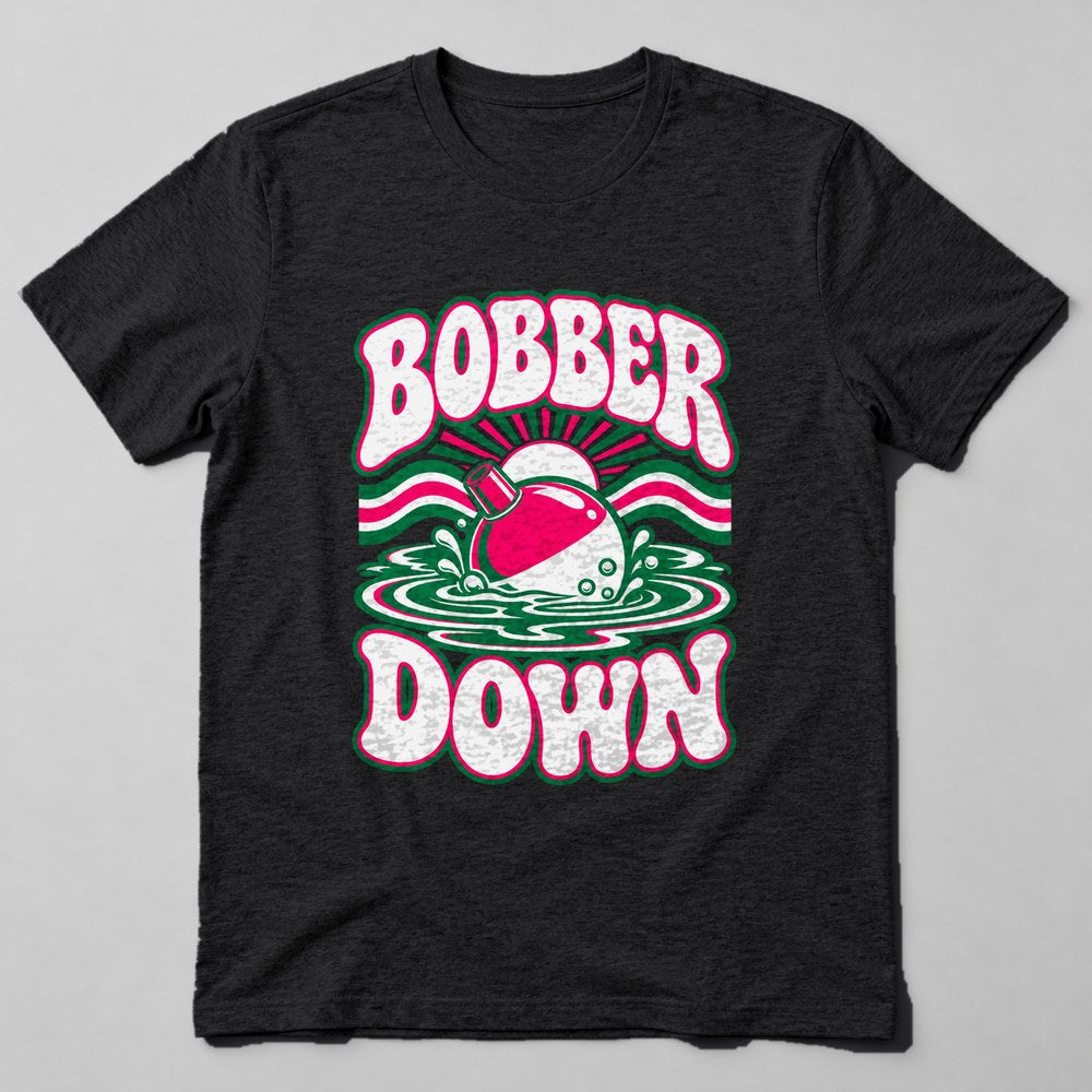 Bobber Down T-Shirt in Black