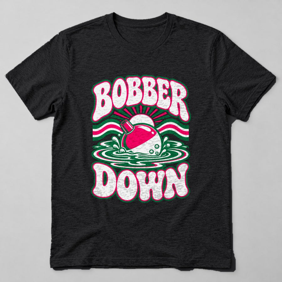 Bobber Down T-Shirt in Black
