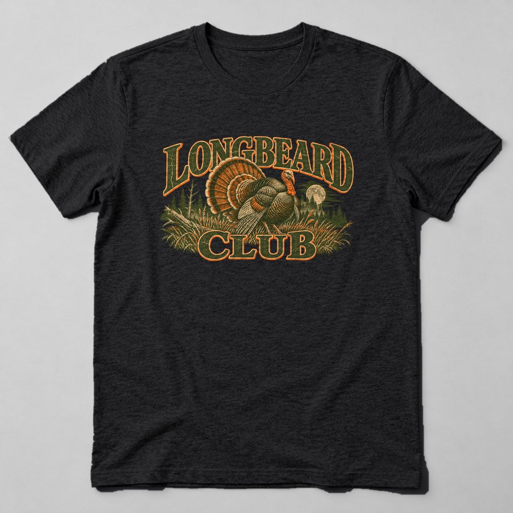 Longbeard Club T-Shirt in Black