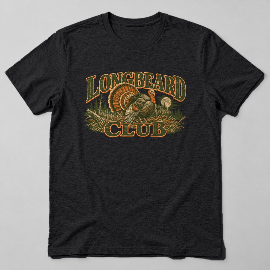 Longbeard Club T-Shirt in Black