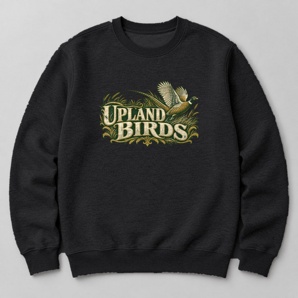 Upland Birds Sweatshirt in Black