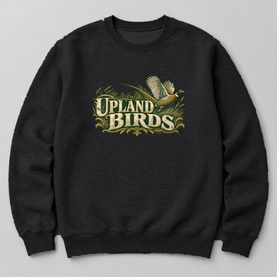 Upland Birds Sweatshirt in Black