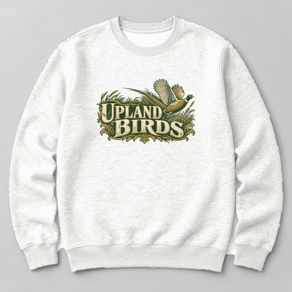 Upland Birds Sweatshirt in White