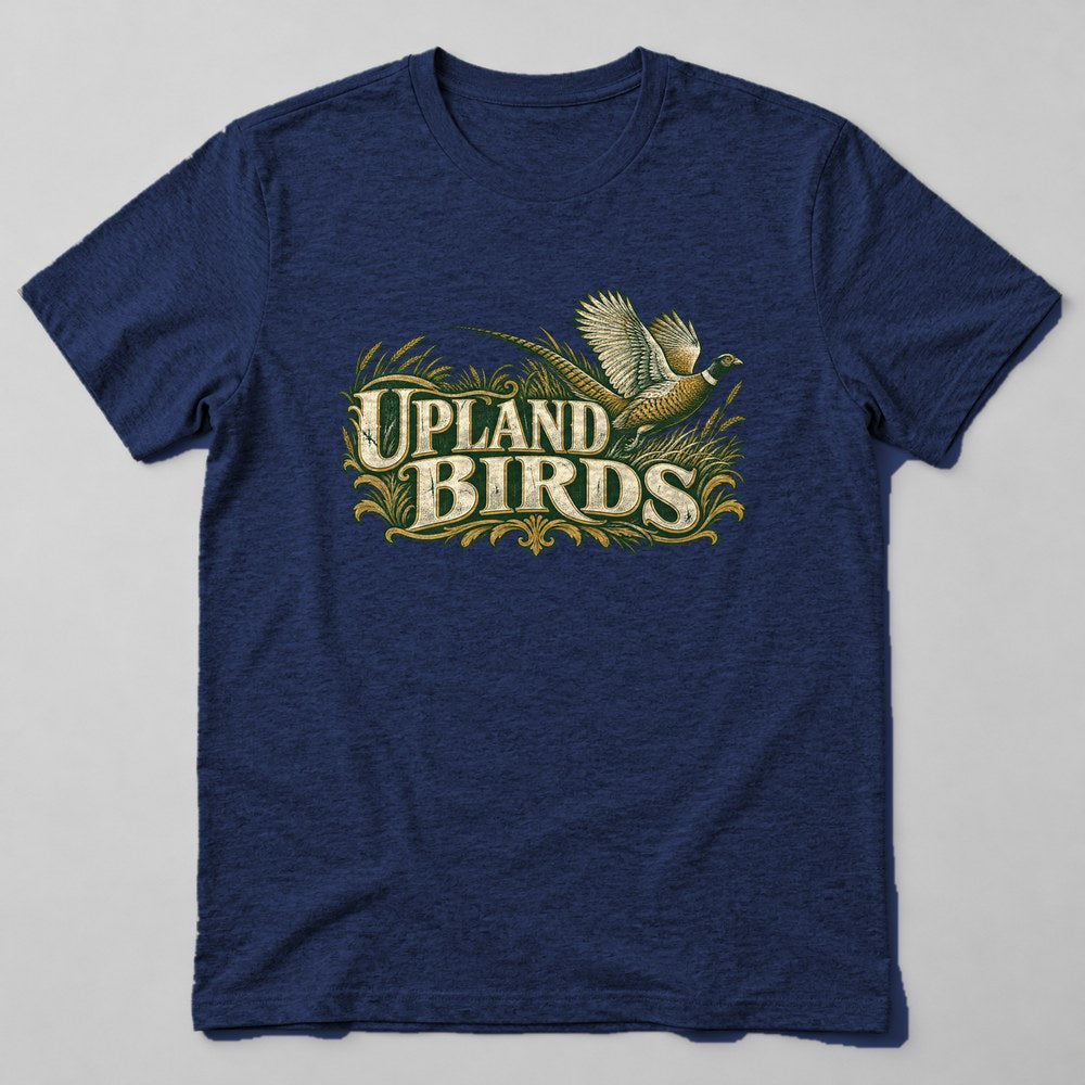 Upland Birds T-Shirt in Navy