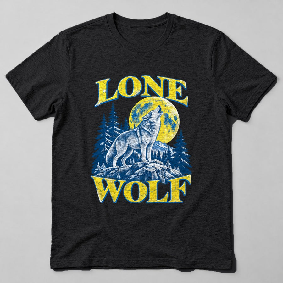 Lone Wolf T-Shirt in Black