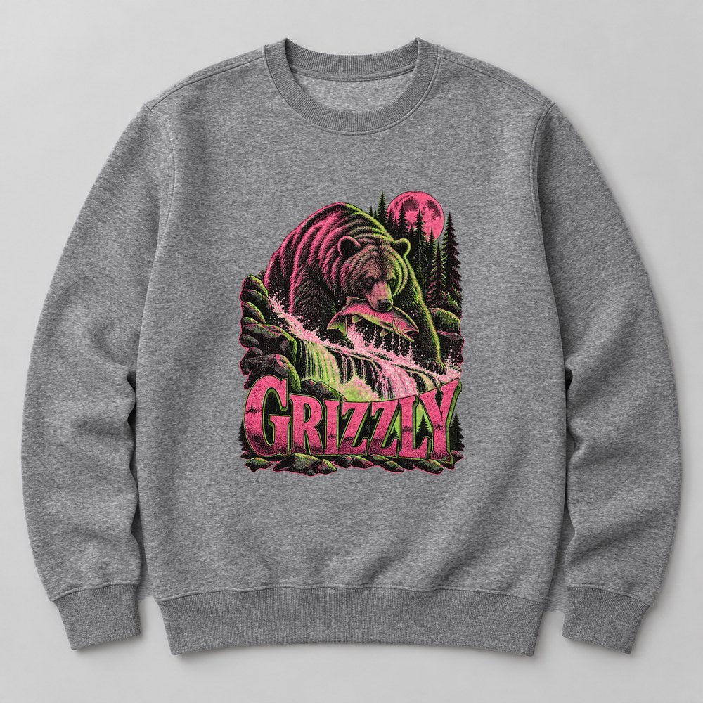 Grizzly Sweatshirt in Heather Grey