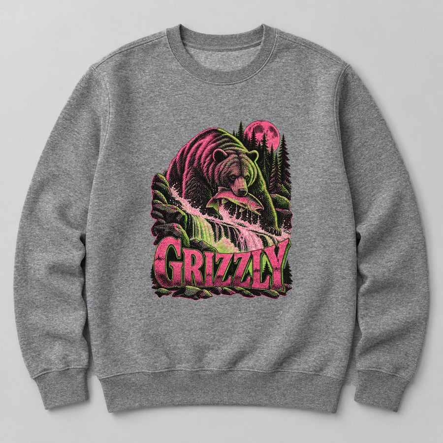 Grizzly Sweatshirt in Heather Grey
