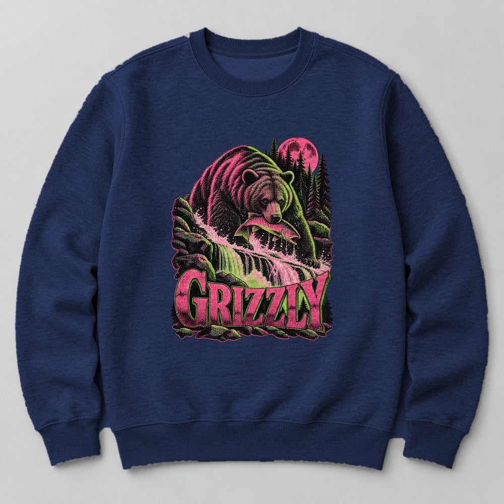 Grizzly Sweatshirt in Navy