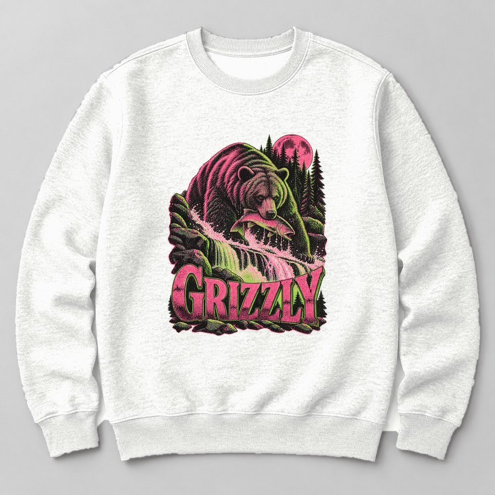 Grizzly Sweatshirt in White