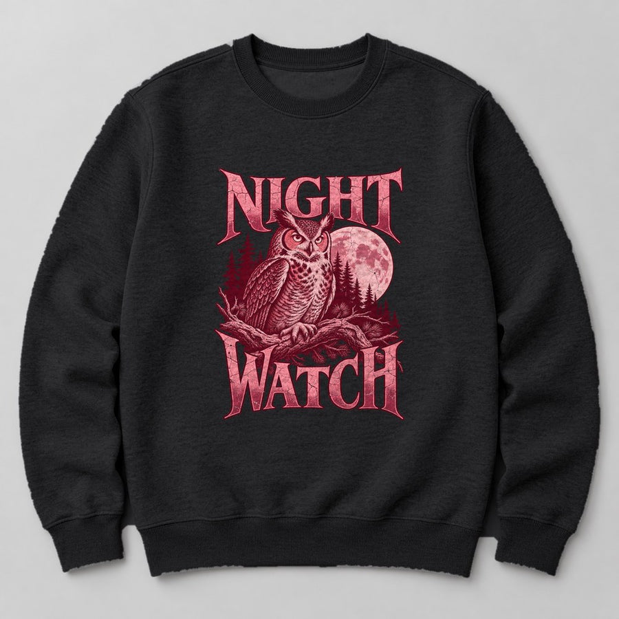 Night Watch Sweatshirt in Black