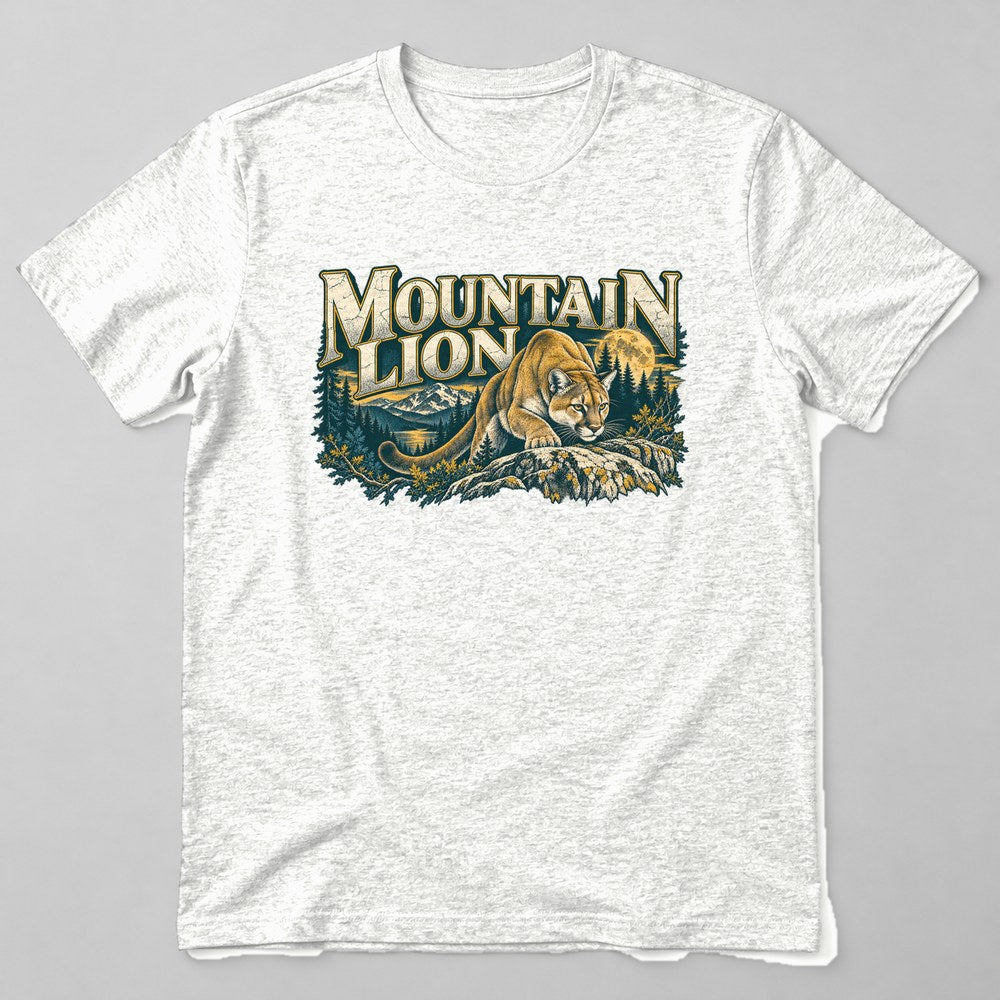 Mountain Lion T-Shirt in White