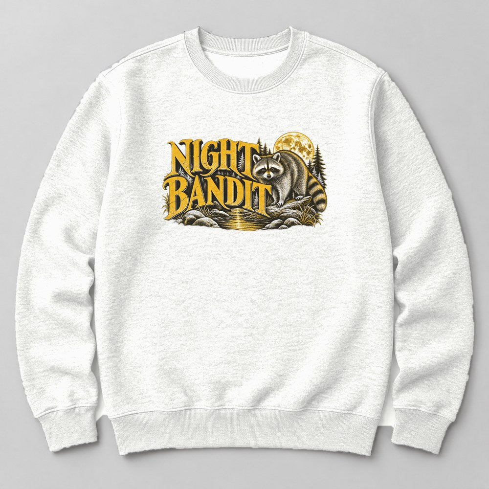 Night Bandit Sweatshirt in White