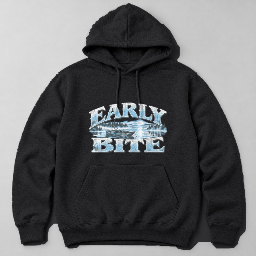Early Bite Hoodie in Black