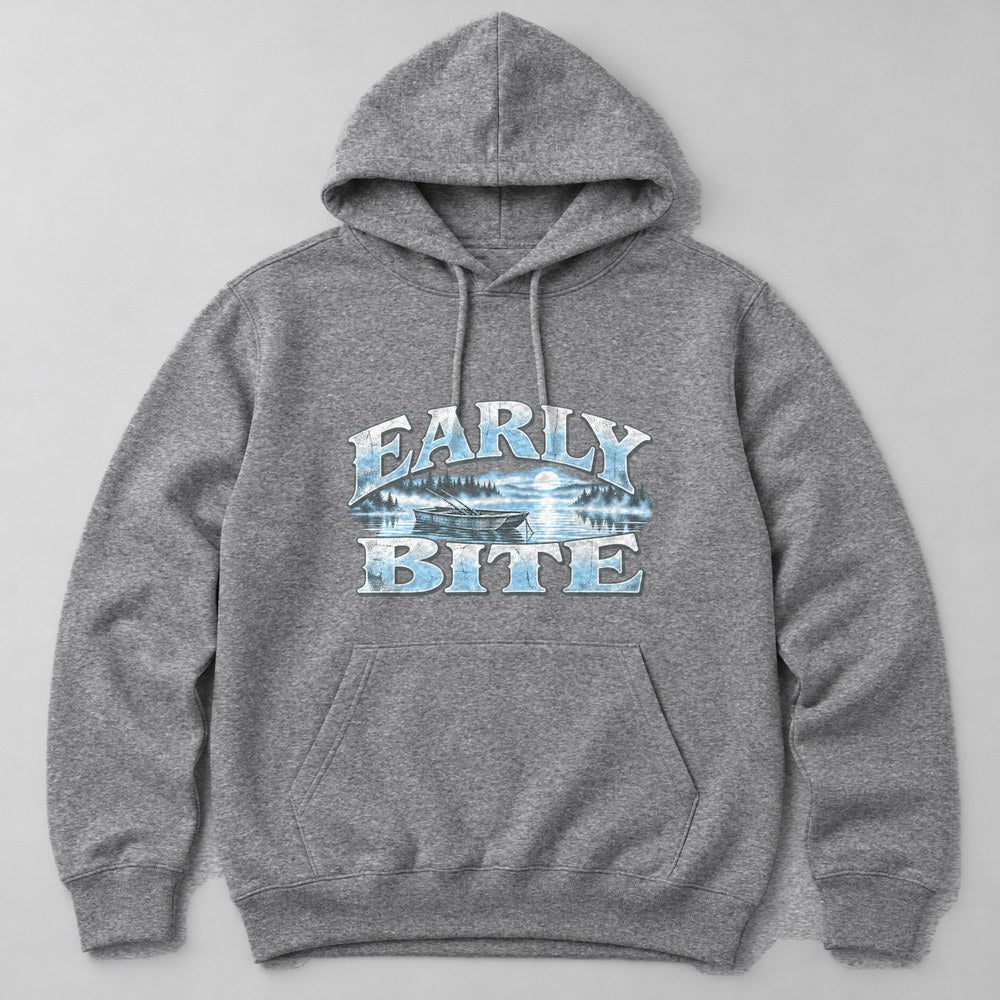 Early Bite Hoodie in Heather Grey