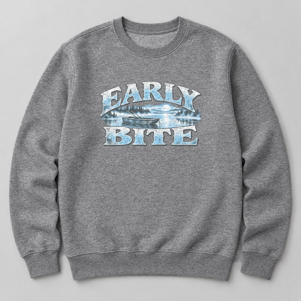 Early Bite Sweatshirt in Heather Grey