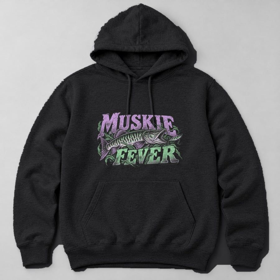 Muskie Fever Hoodie in Black