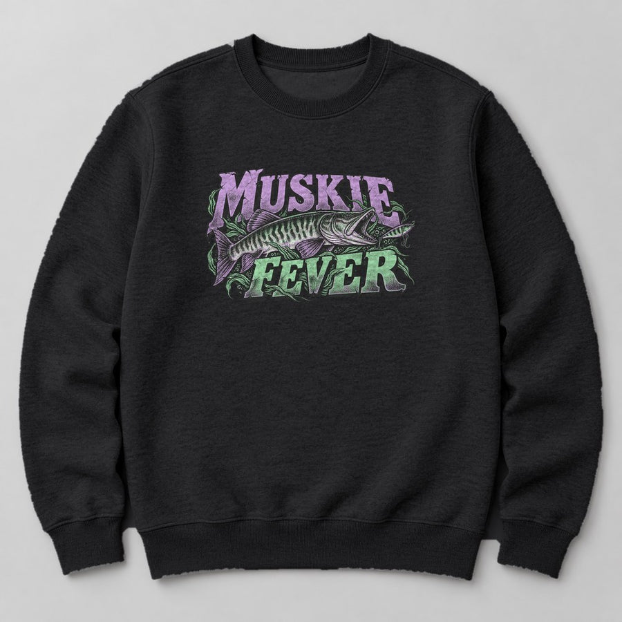 Muskie Fever Sweatshirt in Black