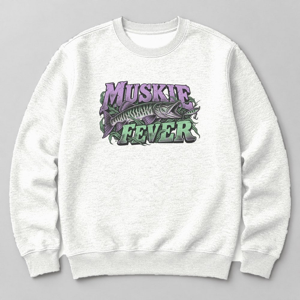 Muskie Fever Sweatshirt in White