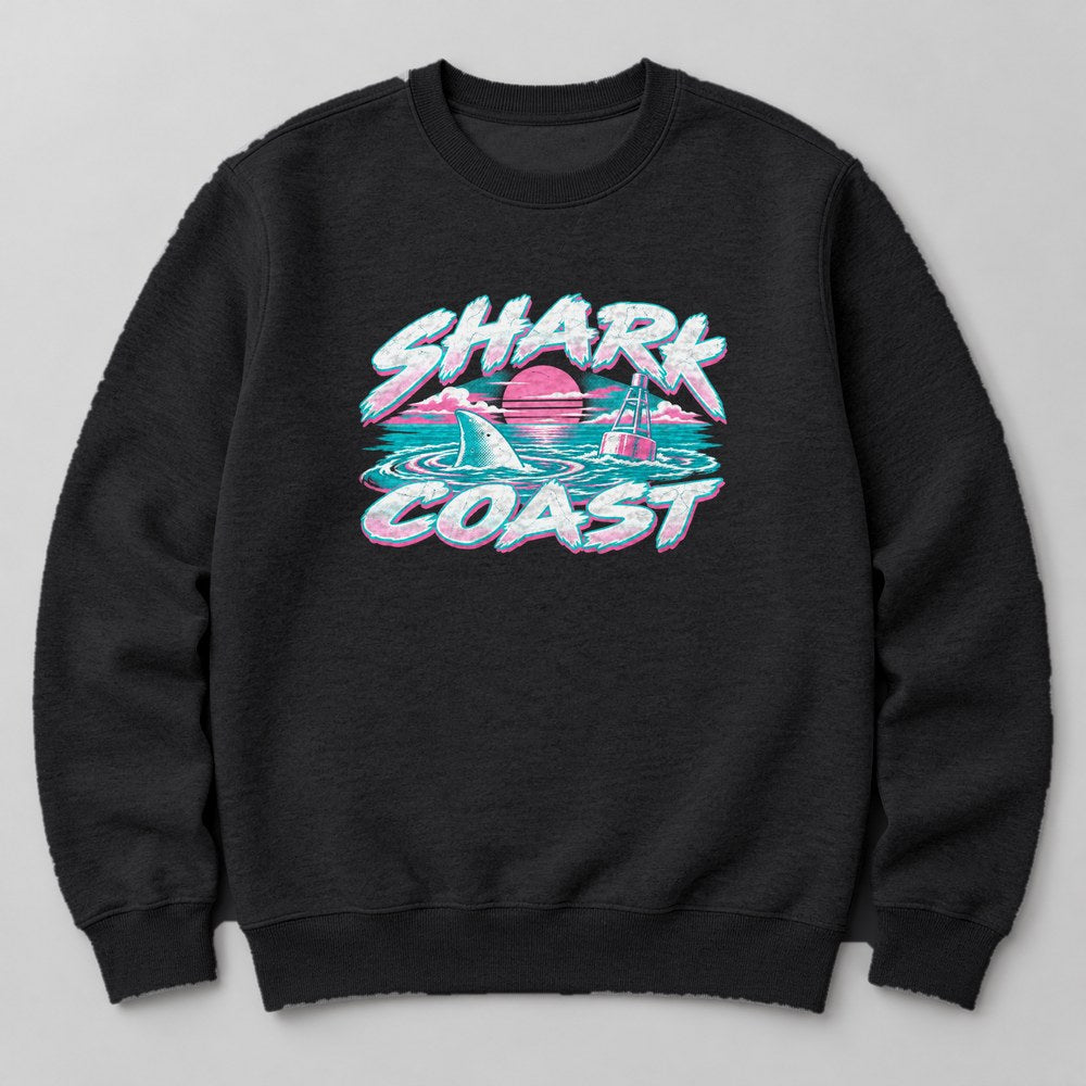 Shark Coast Sweatshirt in Black