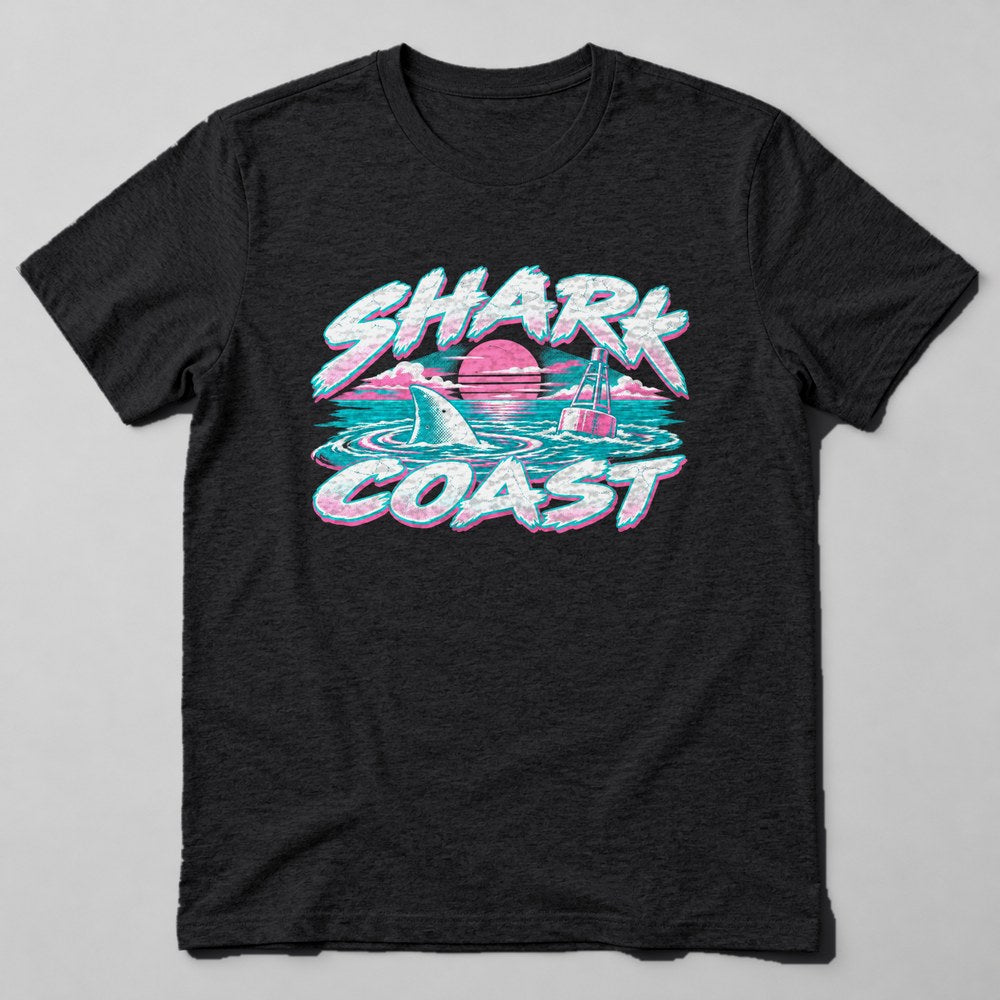 Shark Coast T-Shirt in Black