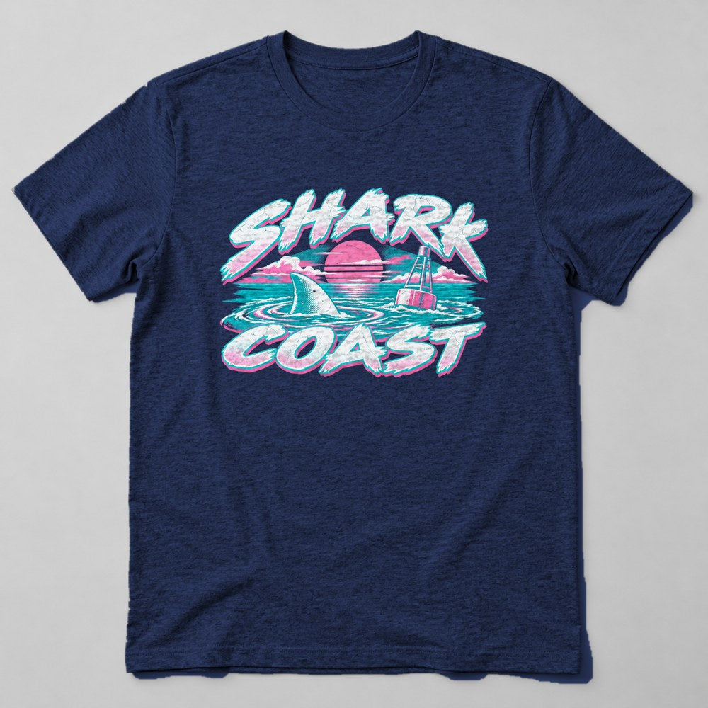 Shark Coast T-Shirt in Navy