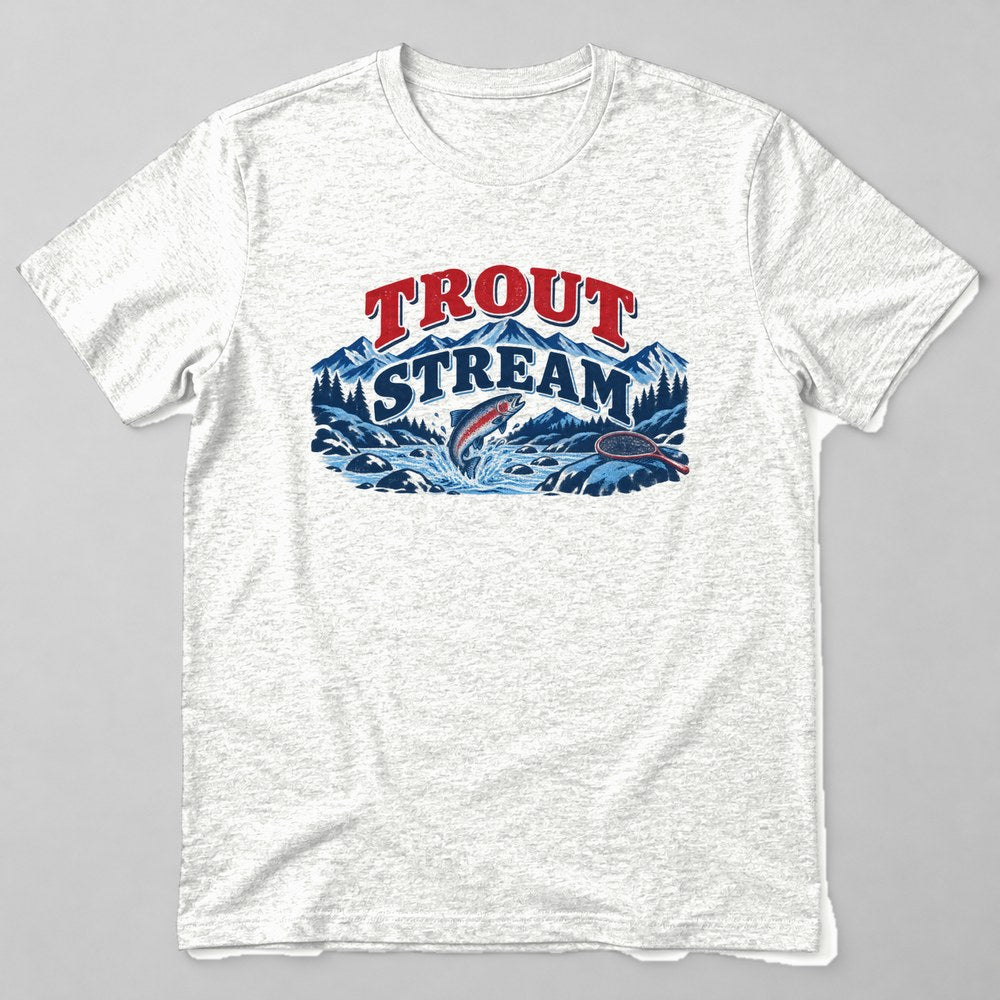 Trout Stream T-Shirt in White