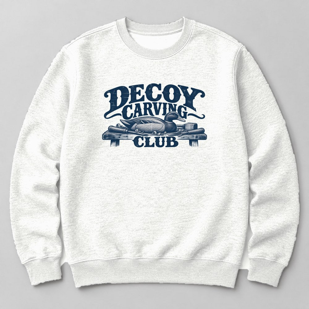 Decoy Carving Club Sweatshirt in White
